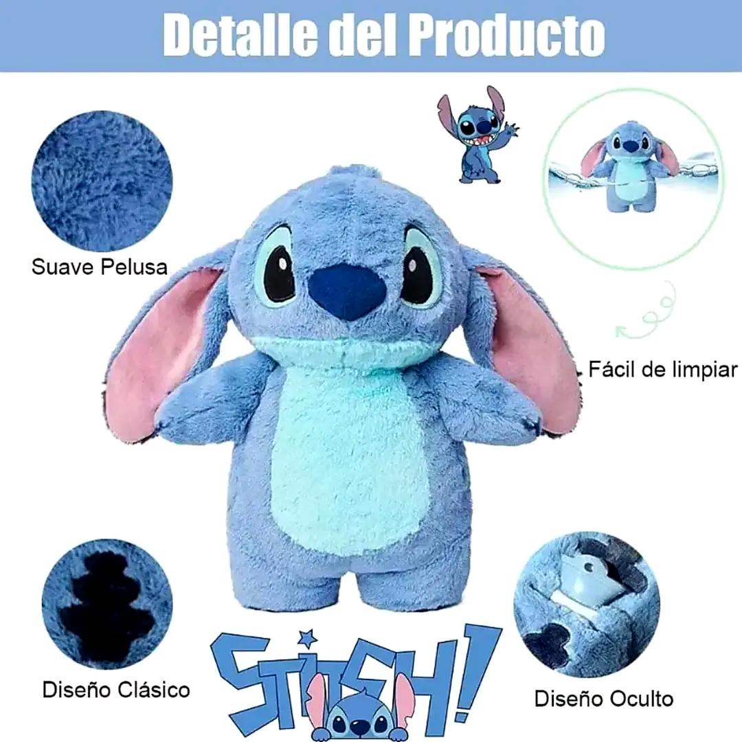 Bolsa De Agua Caliente Con Forma De Stitch