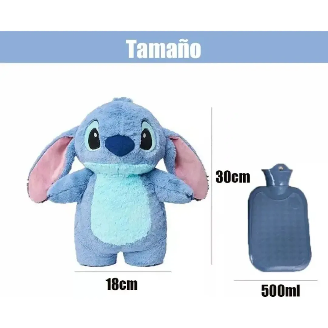 Bolsa De Agua Caliente Con Forma De Stitch
