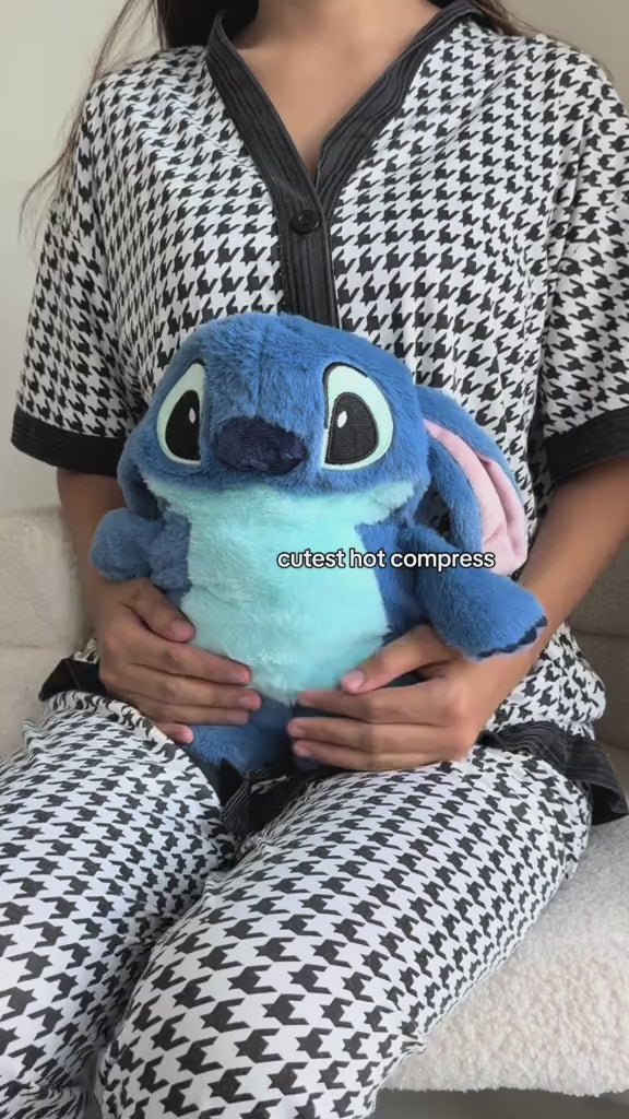 Bolsa De Agua Caliente Con Forma De Stitch